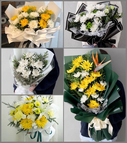 江苏苏州常熟市虞山镇小山村白事花束代送